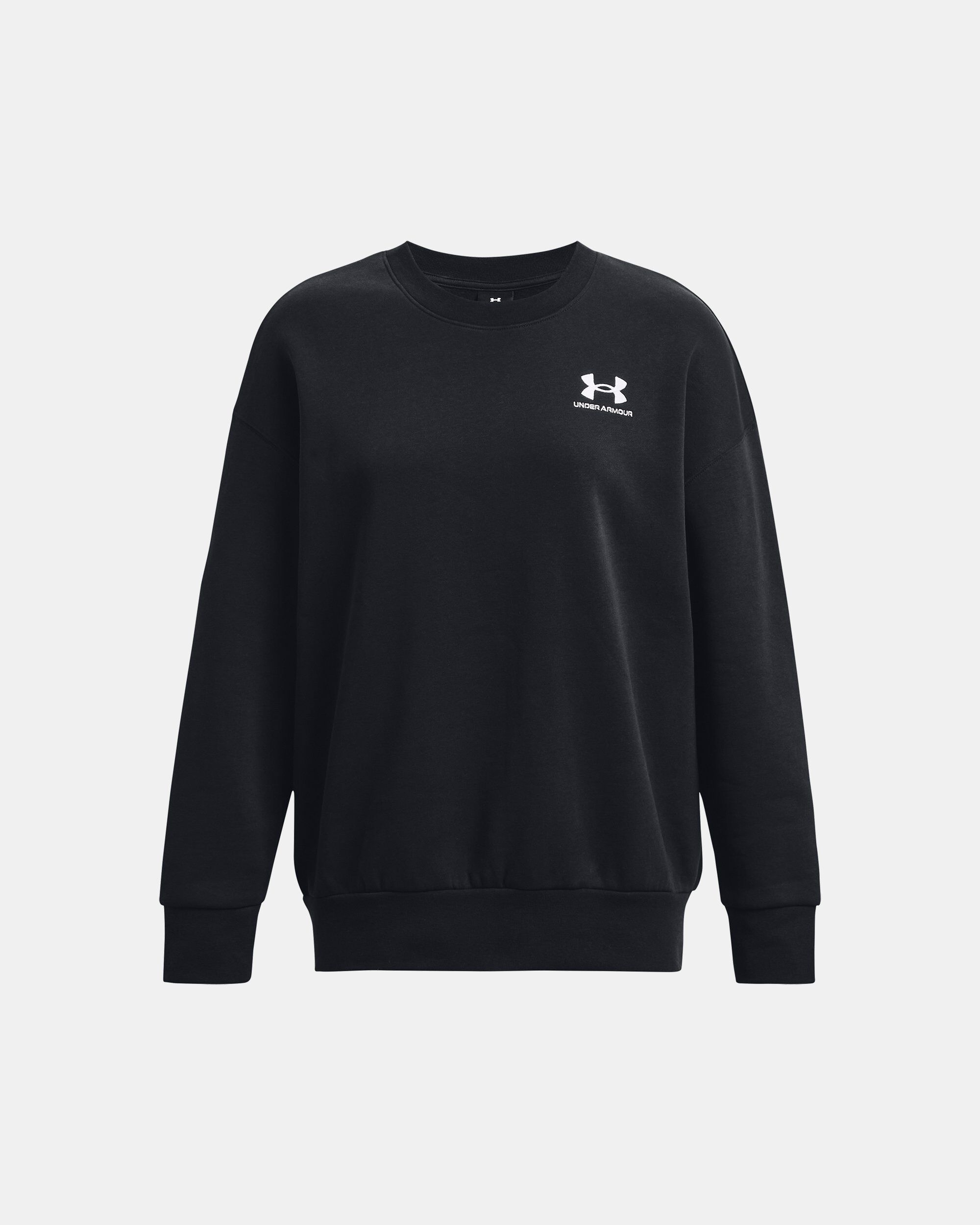 Oversized black shop crew neck