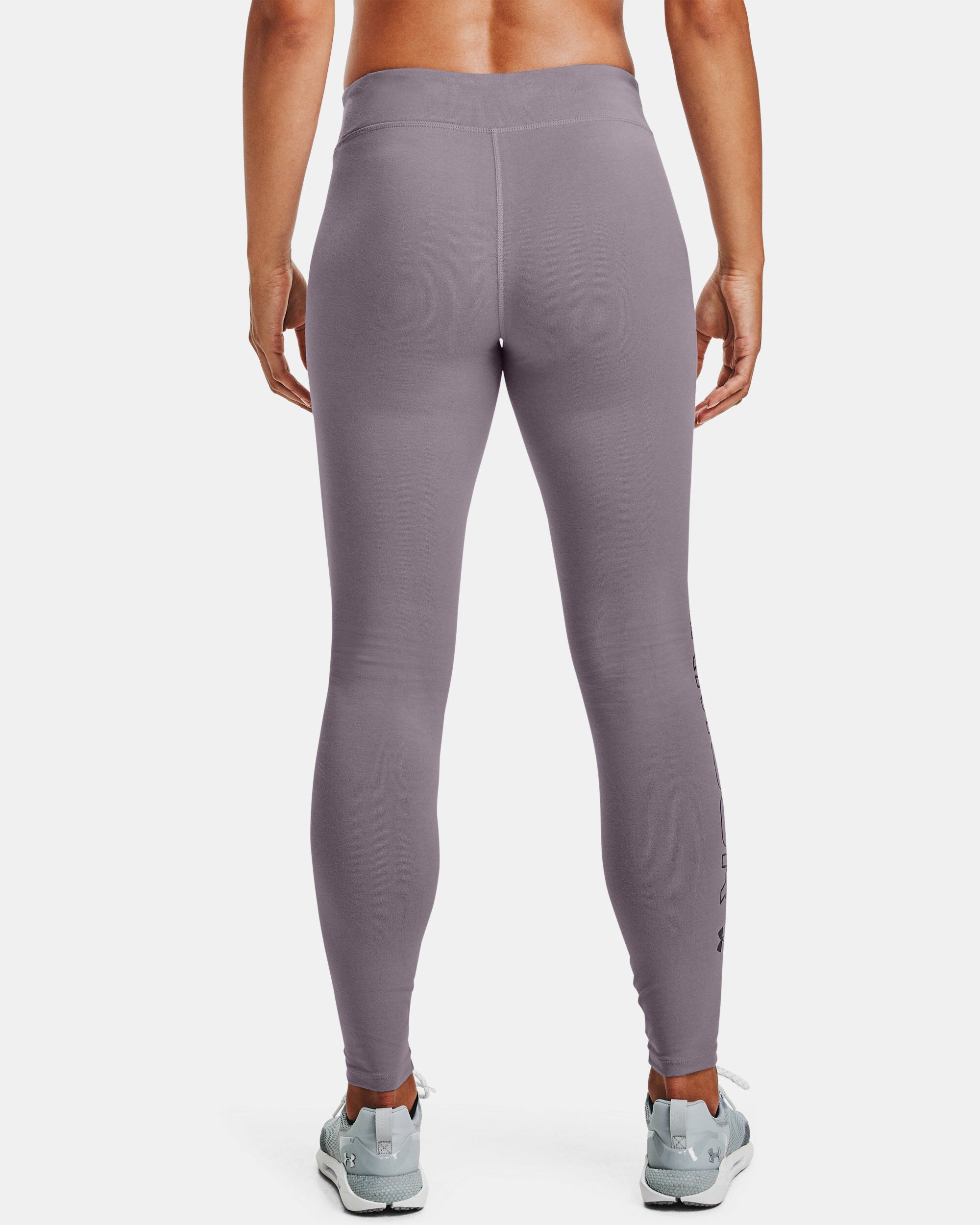 Under Armour Women s UA Favorite Wordmark Leggings Purple in Dubai