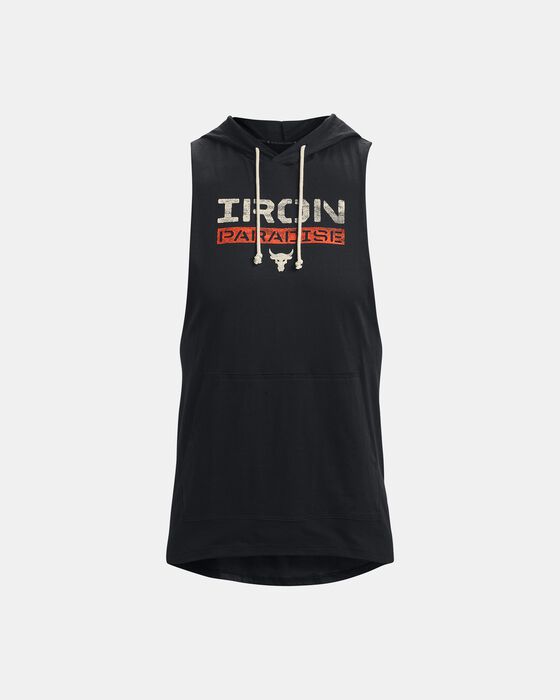 Under Armour Men's Project Rock Iron Paradise Sleeveless Hoodie Black in  Dubai, UAE