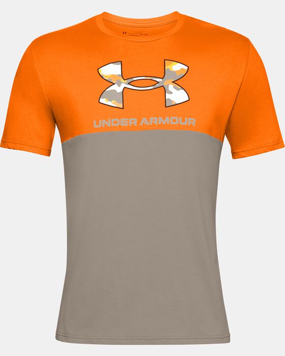 Men's UA Camo Big Logo Short Sleeve image number 4