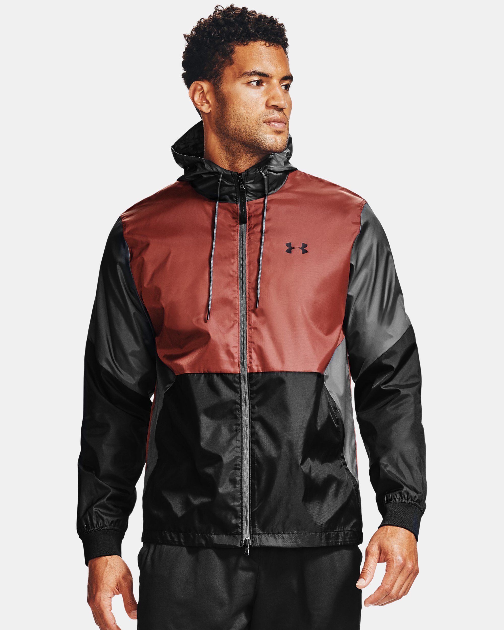 Under armour men's best sale legacy windbreaker jacket
