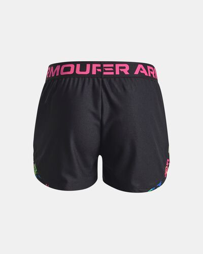 Girls' UA Play Up Tri-Color Shorts