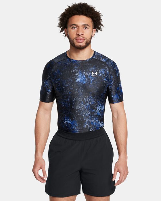 Men's HeatGear® Iso-Chill Printed Short Sleeve image number 0