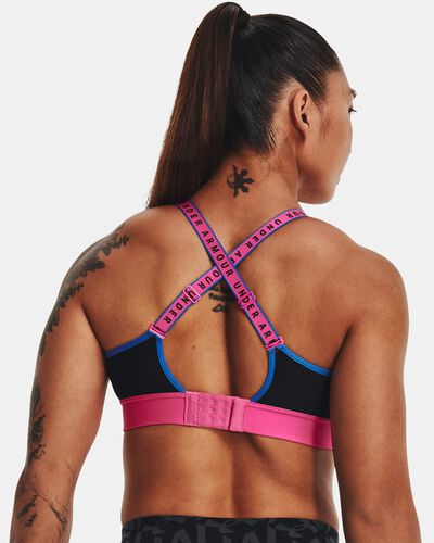 Women's UA Infinity Mid Blocked Sports Bra