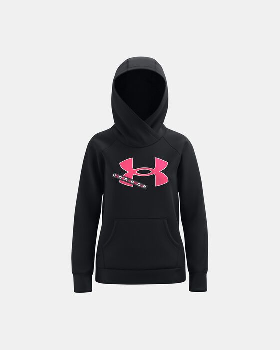 Girls' UA Rival Fleece Logo Hoodie image number 0
