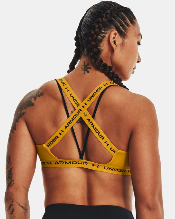 Women's UA Crossback Low Sports Bra image number 1