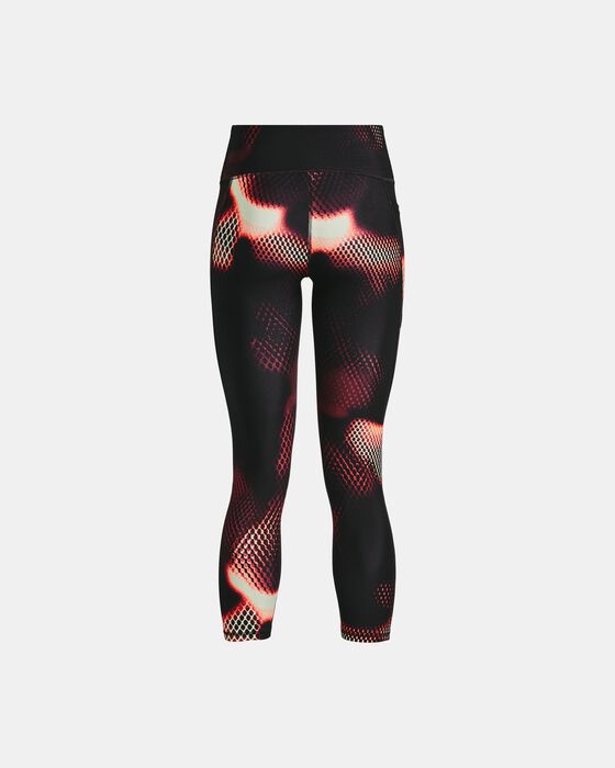 Women's HeatGear® Armour No-Slip Waistband Printed Ankle Leggings image number 6