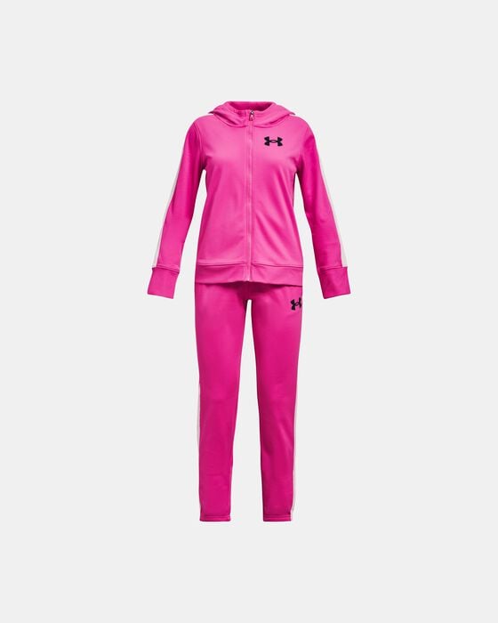 Girls' UA Knit Hooded Track Suit image number 0