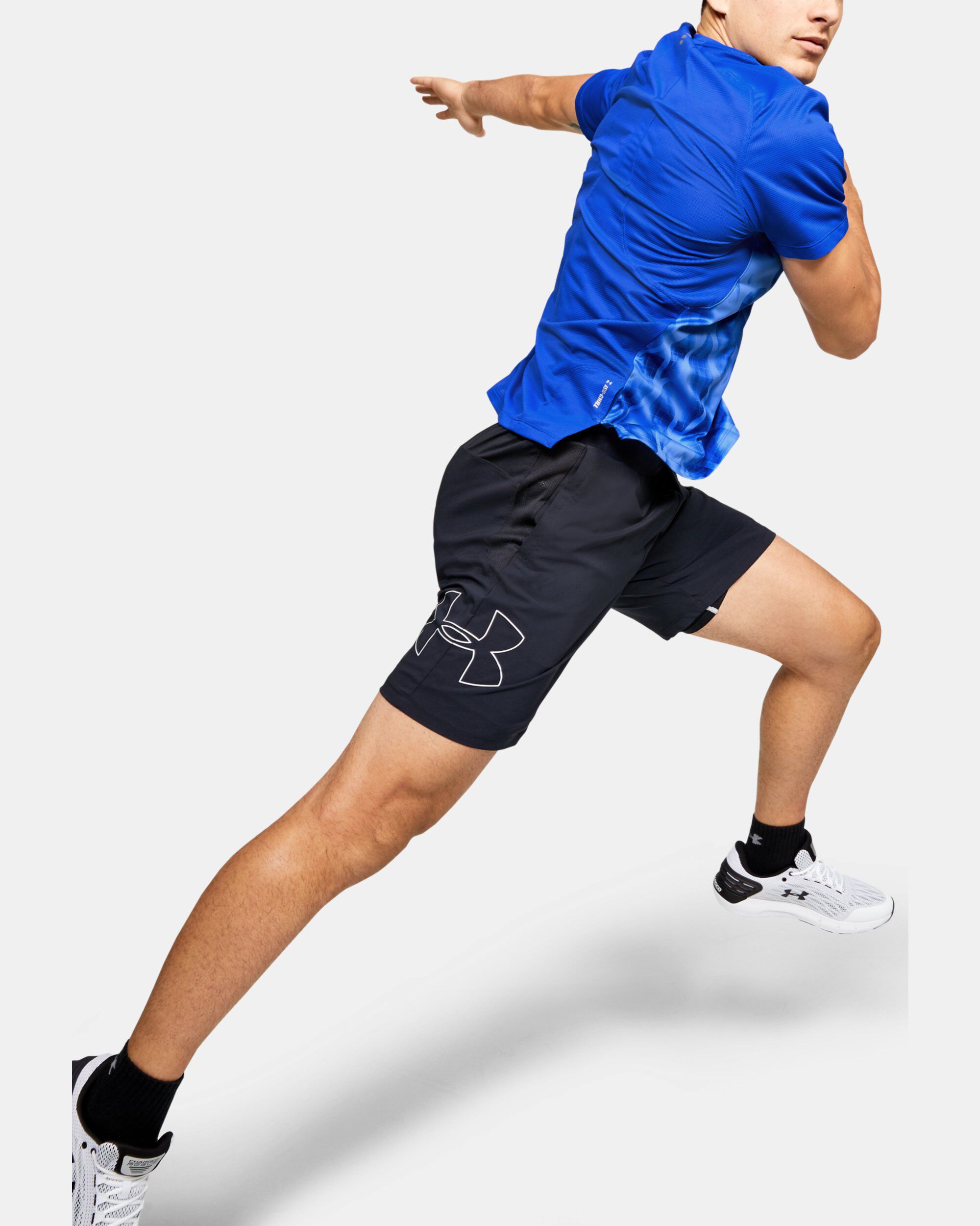Under armour men's qualifier printed shorts cheap