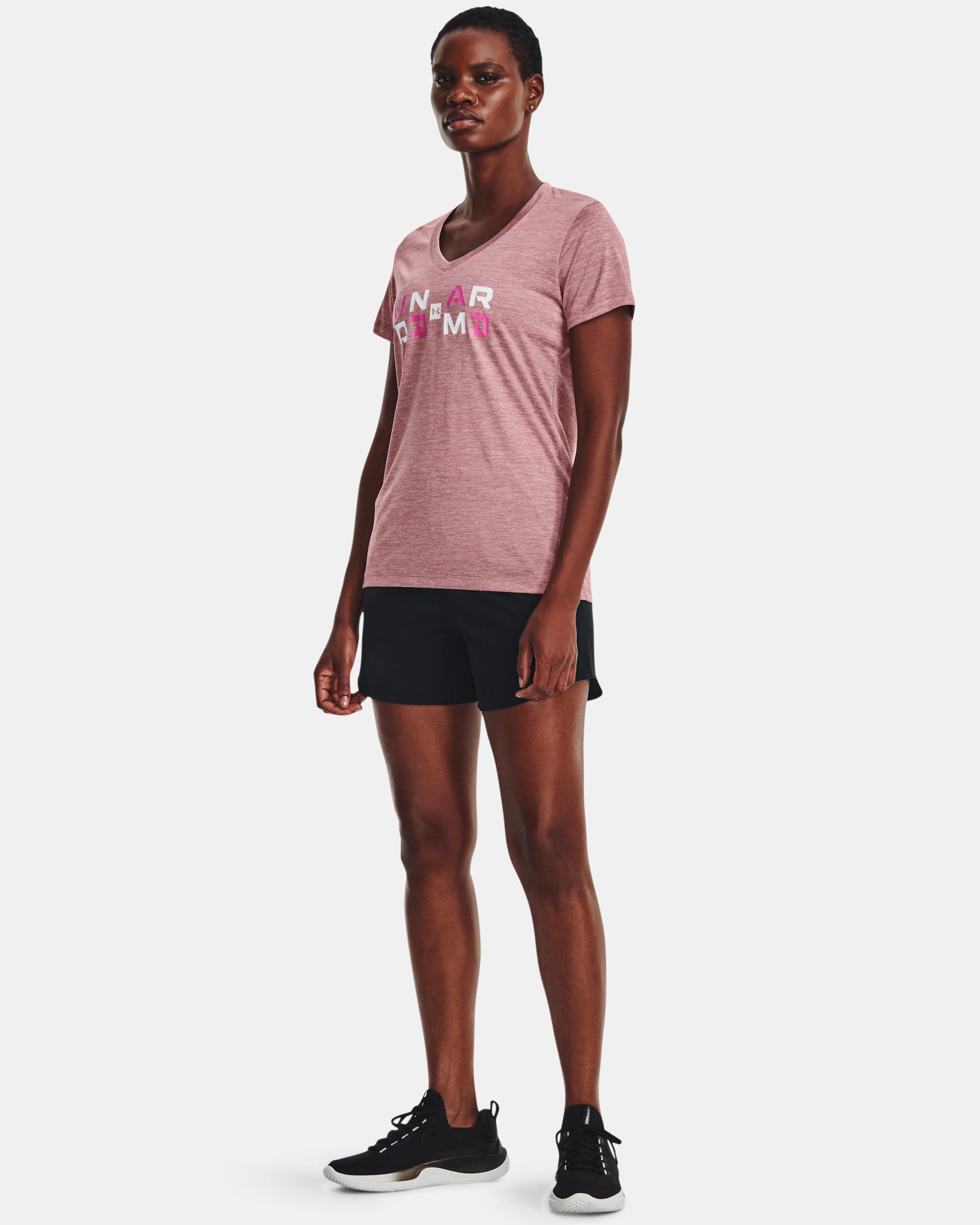Ua tech 2.0 v neck top