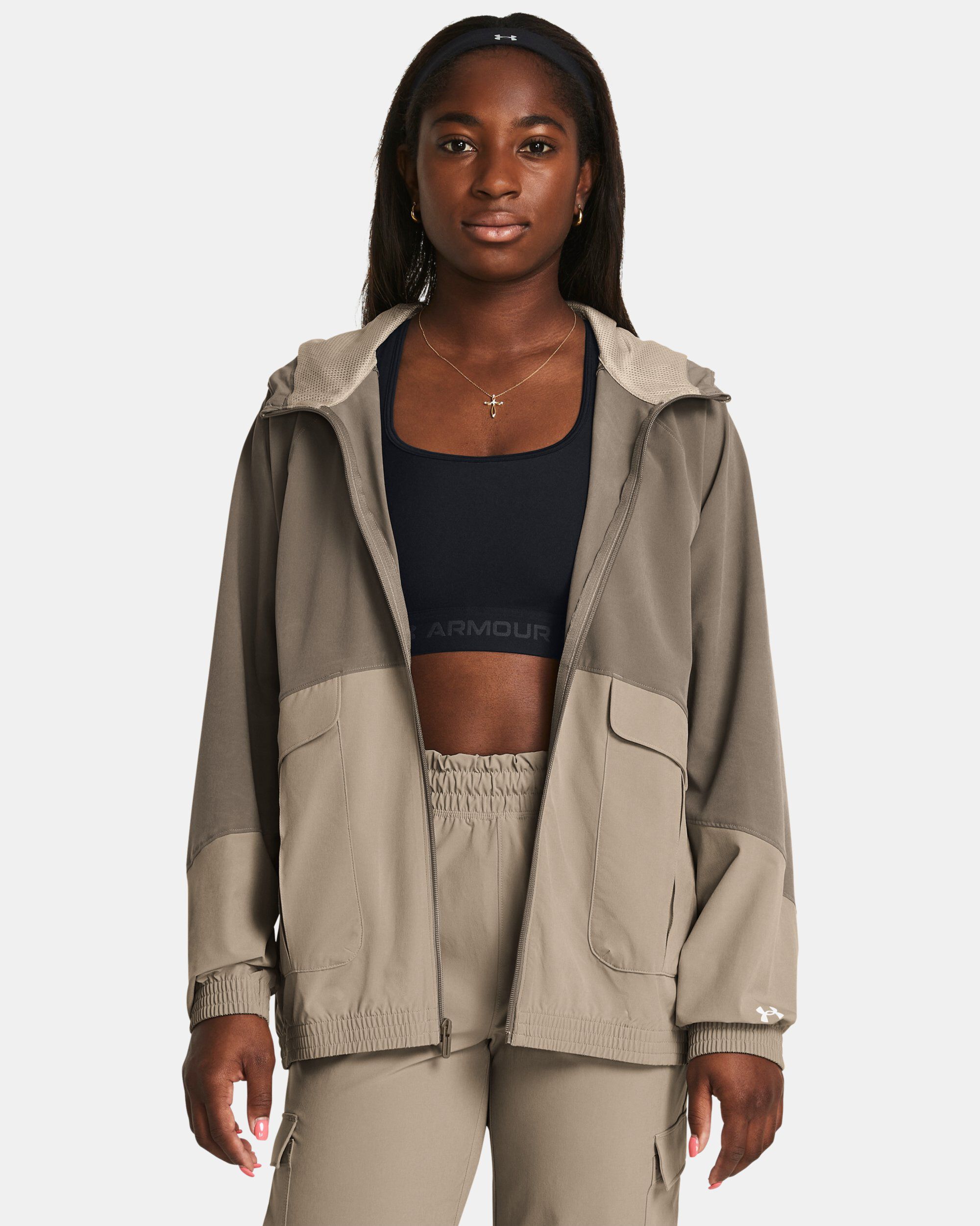 Nike women's sportswear windrunner cargo jacket top