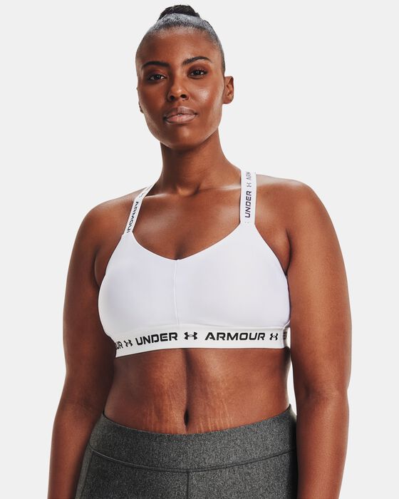 Women's UA Crossback Low Sports Bra image number 3