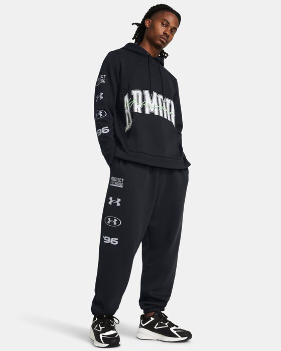 Men's UA Icon Fleece Puddle Pants image number 2