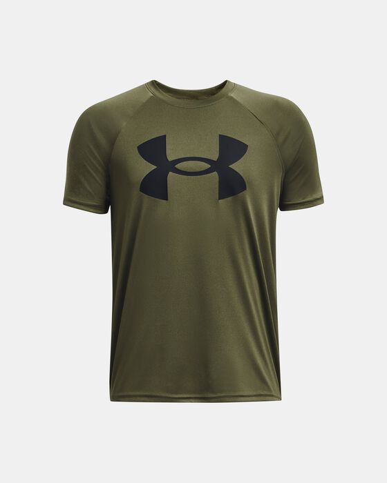 Boys' UA Tech™ Big Logo Short Sleeve image number 0