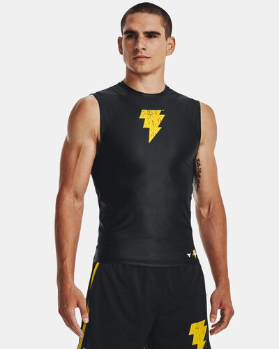 Men's Project Rock HeatGear® Iso-Chill Black Adam Tank
