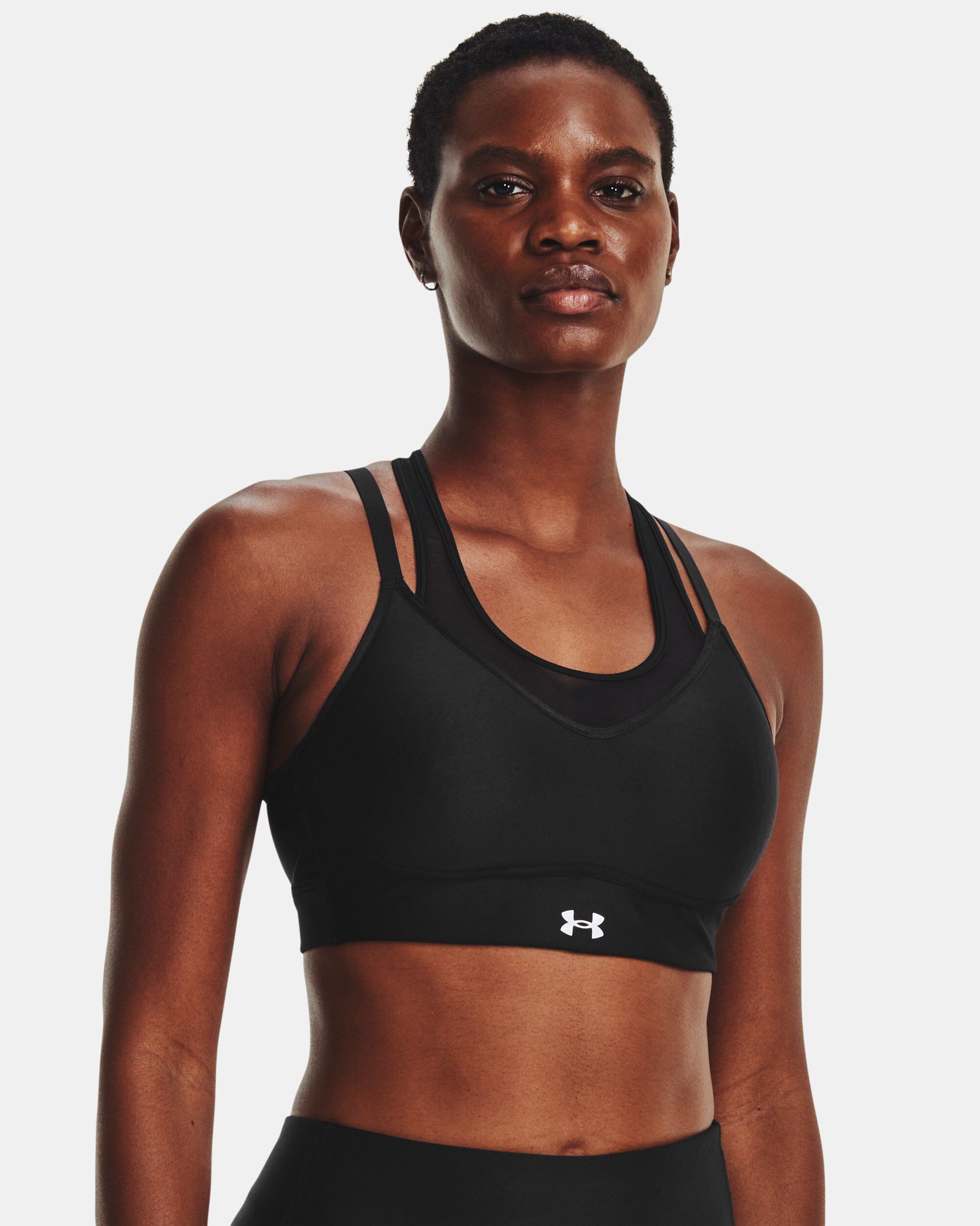Under Armour Women s UA Infinity Low Mesh Sports Bra Black in
