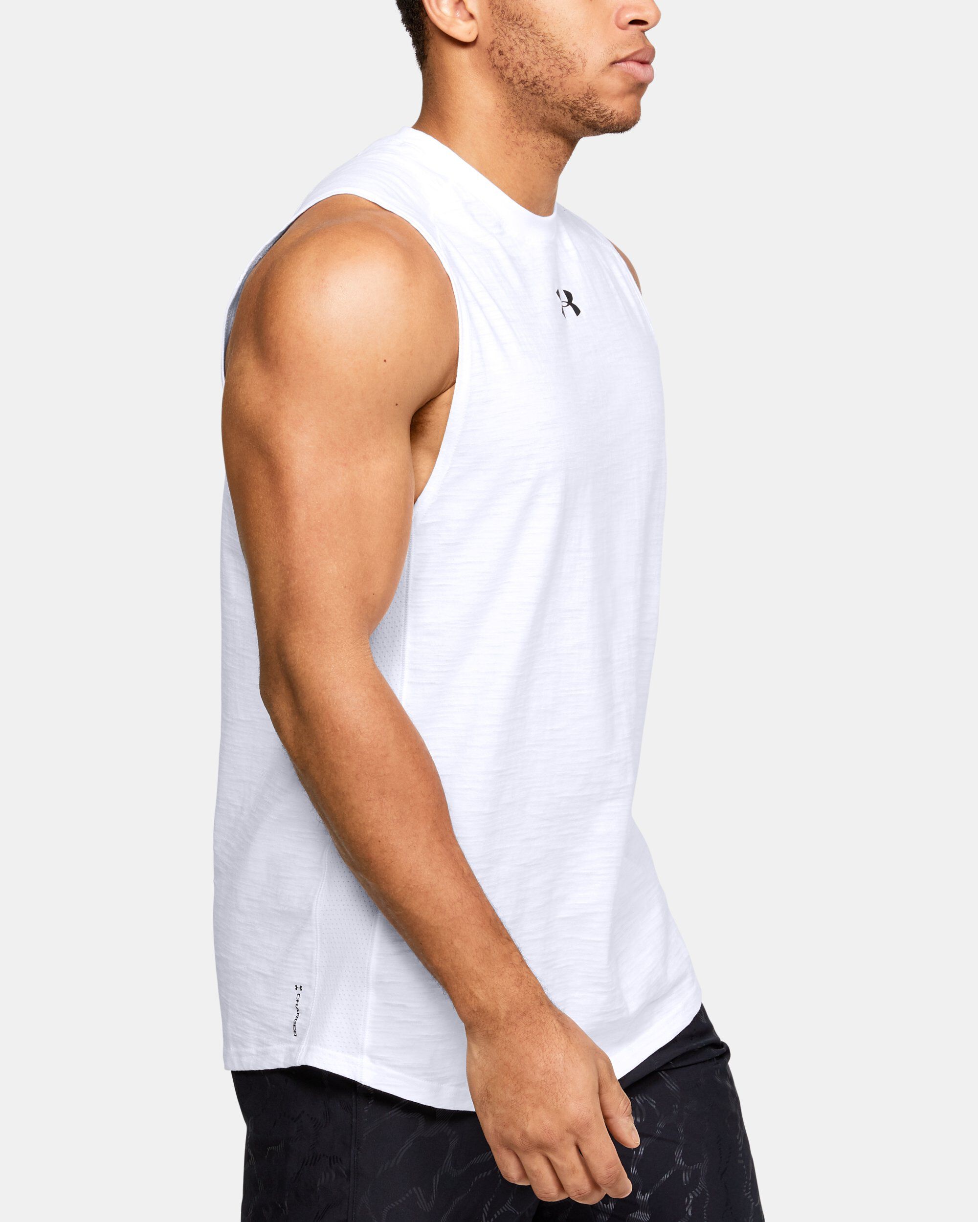 Under Armour Men s Charged Cotton Tank White in Dubai UAE