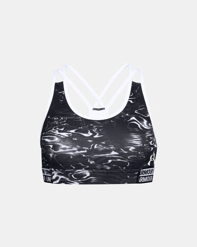 Girls' HeatGear® Armour Printed Sports Bra