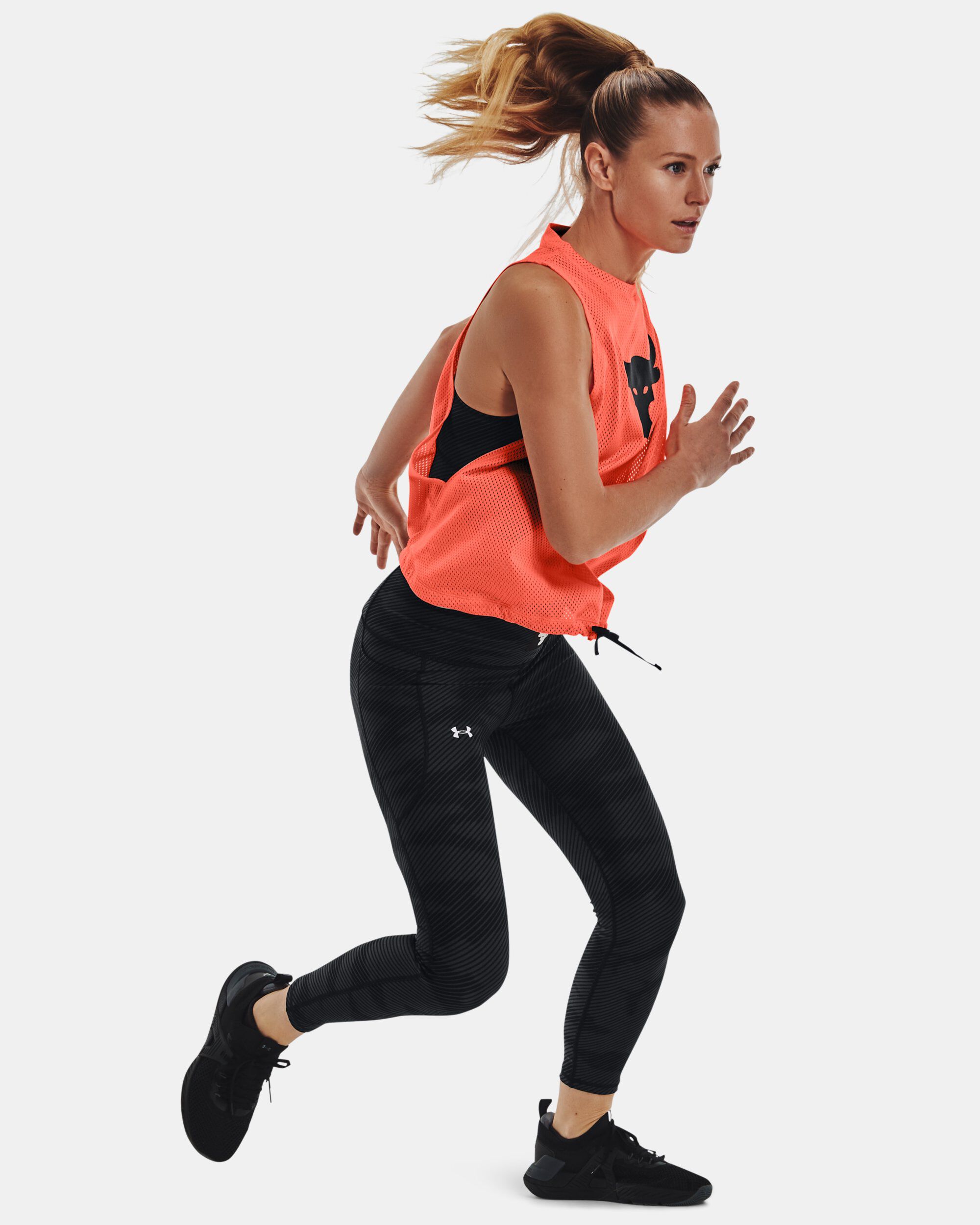 Under armour the rock on sale women's