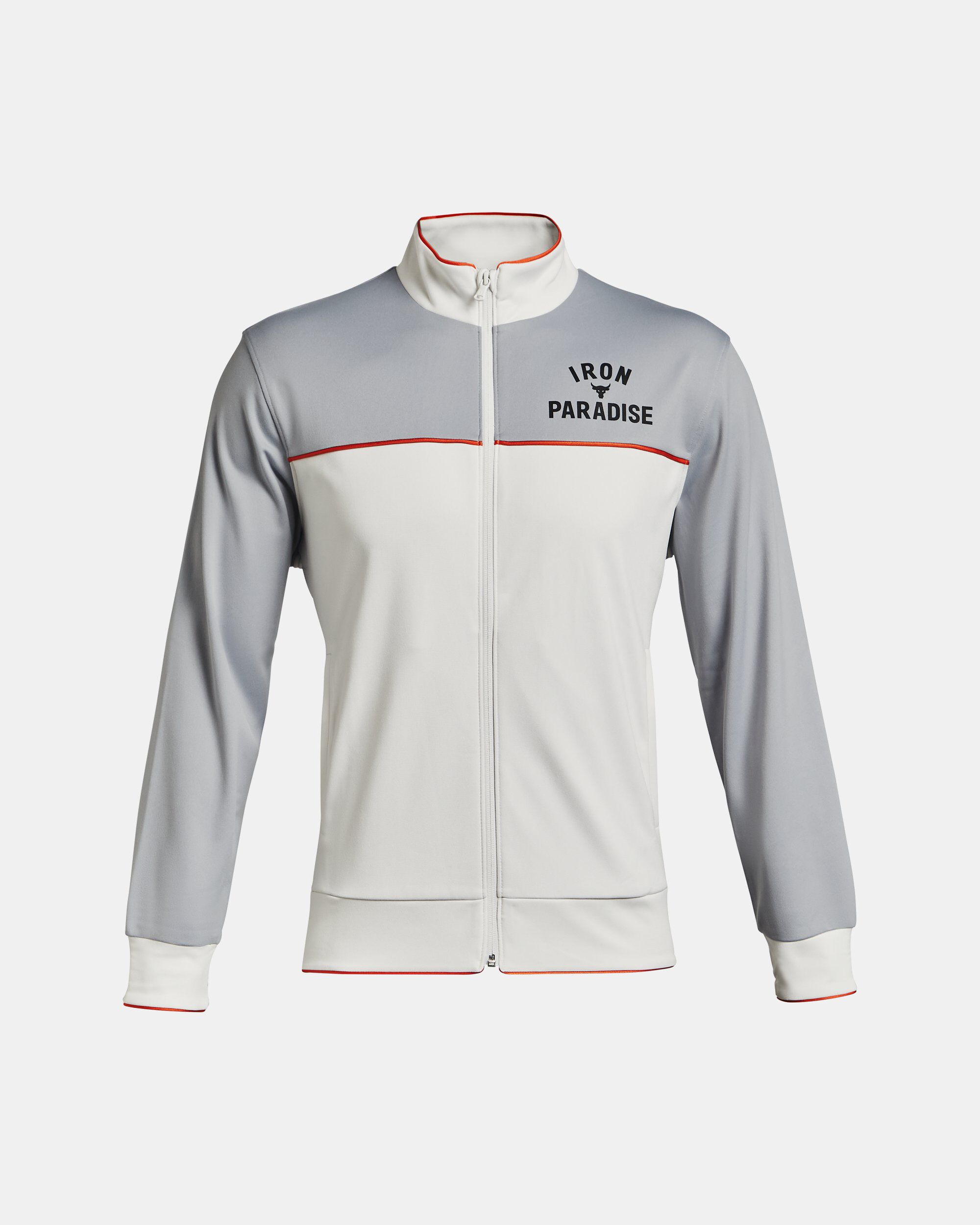 Buy Men s Project Rock Knit Track Jacket White in Dubai UAE Under Armour
