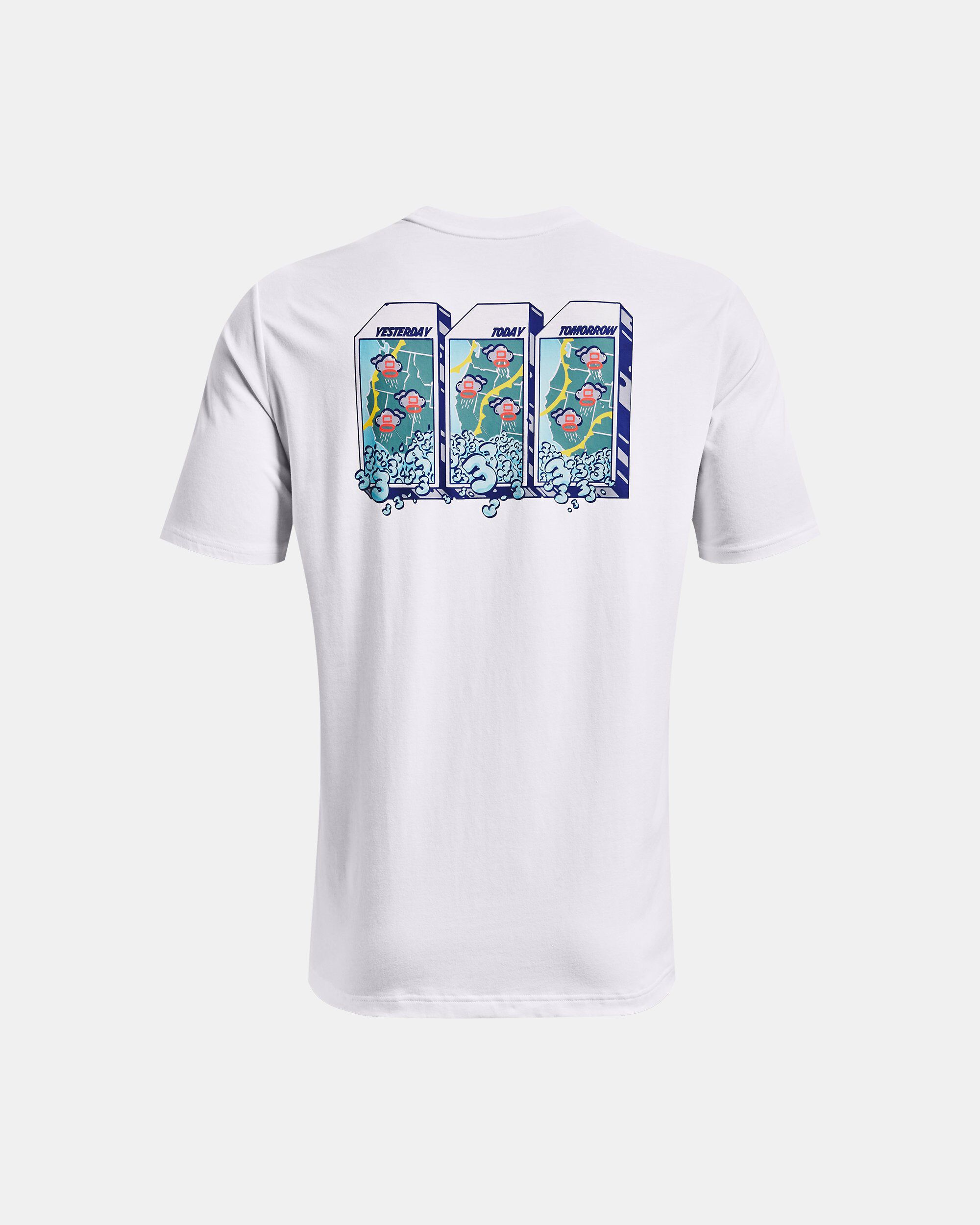 Under Armour Men s Curry 3 Day Forecast Short Sleeve White in