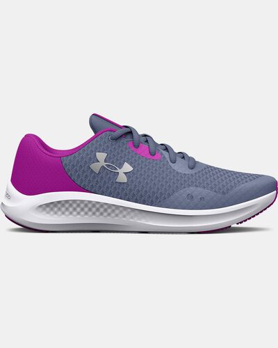 Girls' Grade School UA Charged Pursuit 3 Running Shoes