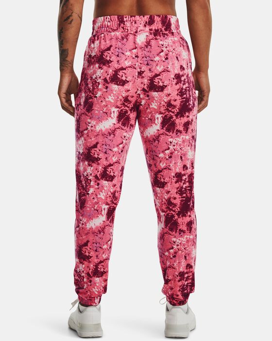 Women's UA Rival Terry Printed Joggers image number 1