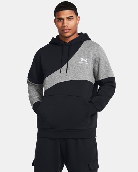 Men's UA Icon Fleece Blocked Hoodie image number 0