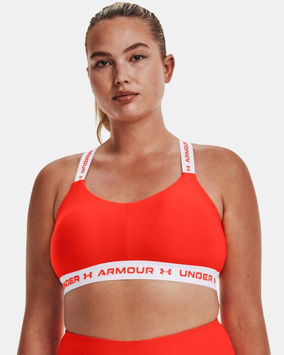 Women's UA Crossback Low Sports Bra image number 4