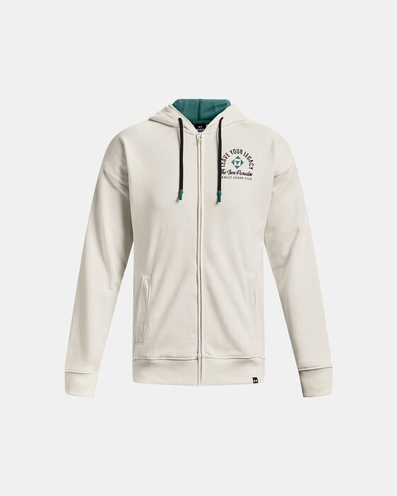 Men's Project Rock Heavyweight Terry Full-Zip image number 4