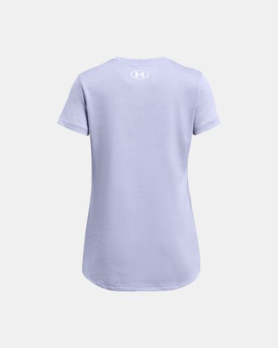 Girls' UA Tech™ Twist Big Logo Short Sleeve