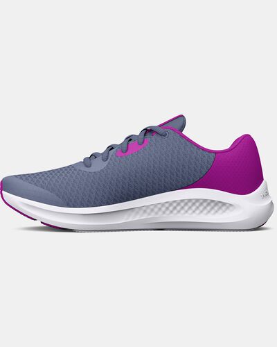 Girls' Grade School UA Charged Pursuit 3 Running Shoes