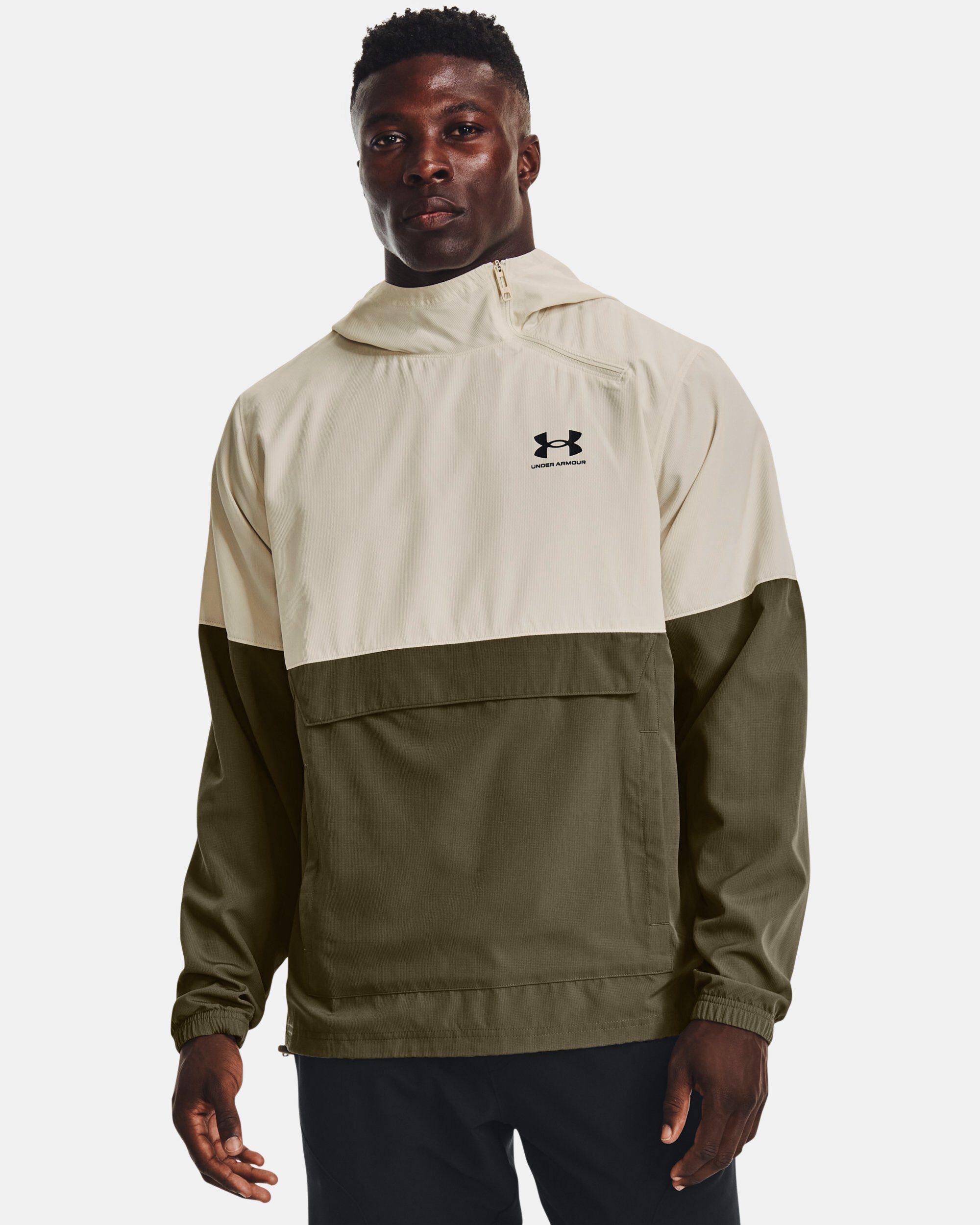 Asymmetrical best sale fleece pullover