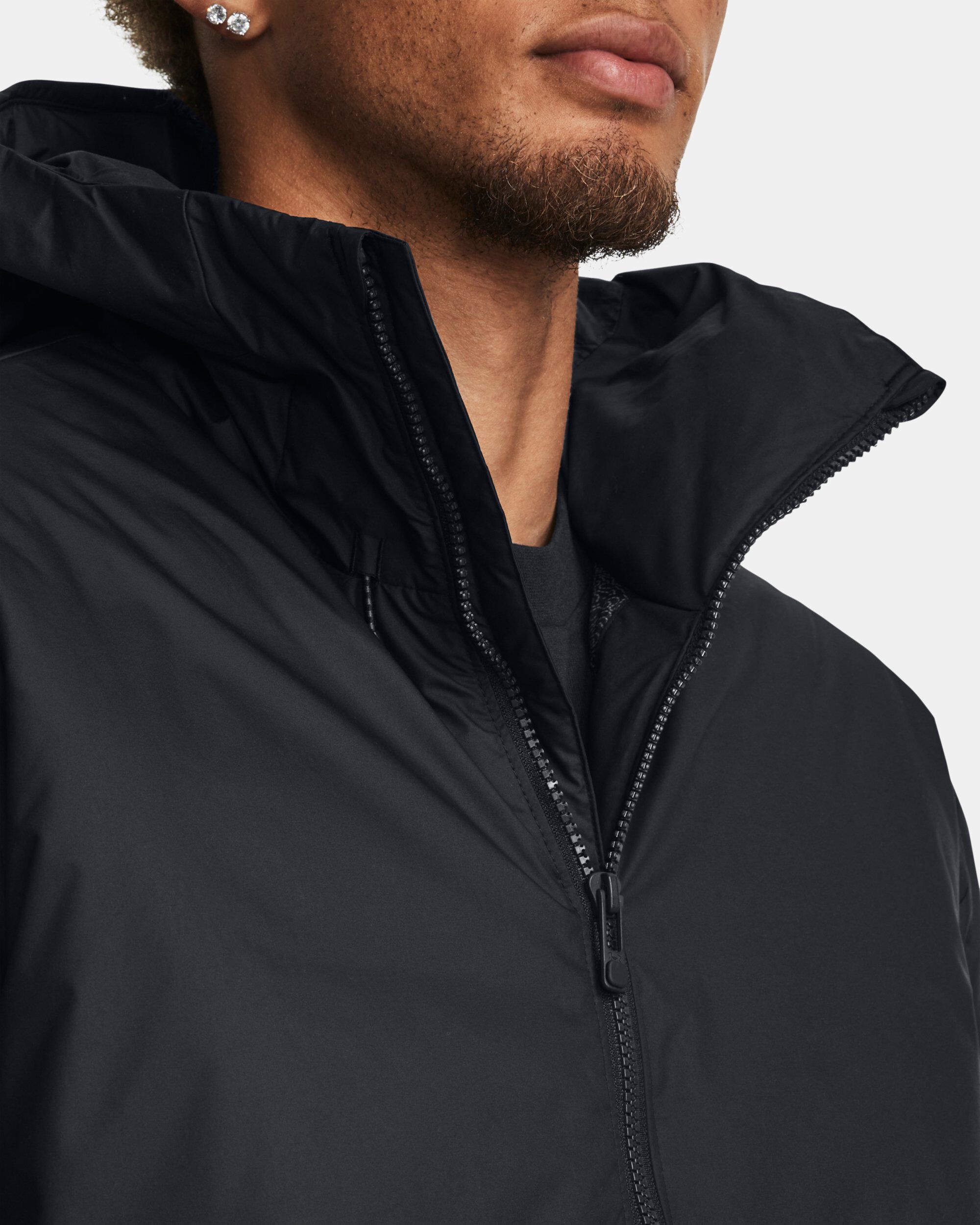 Down shop black jacket