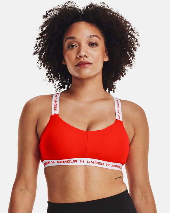 Women's UA Crossback Low Sports Bra image number 2