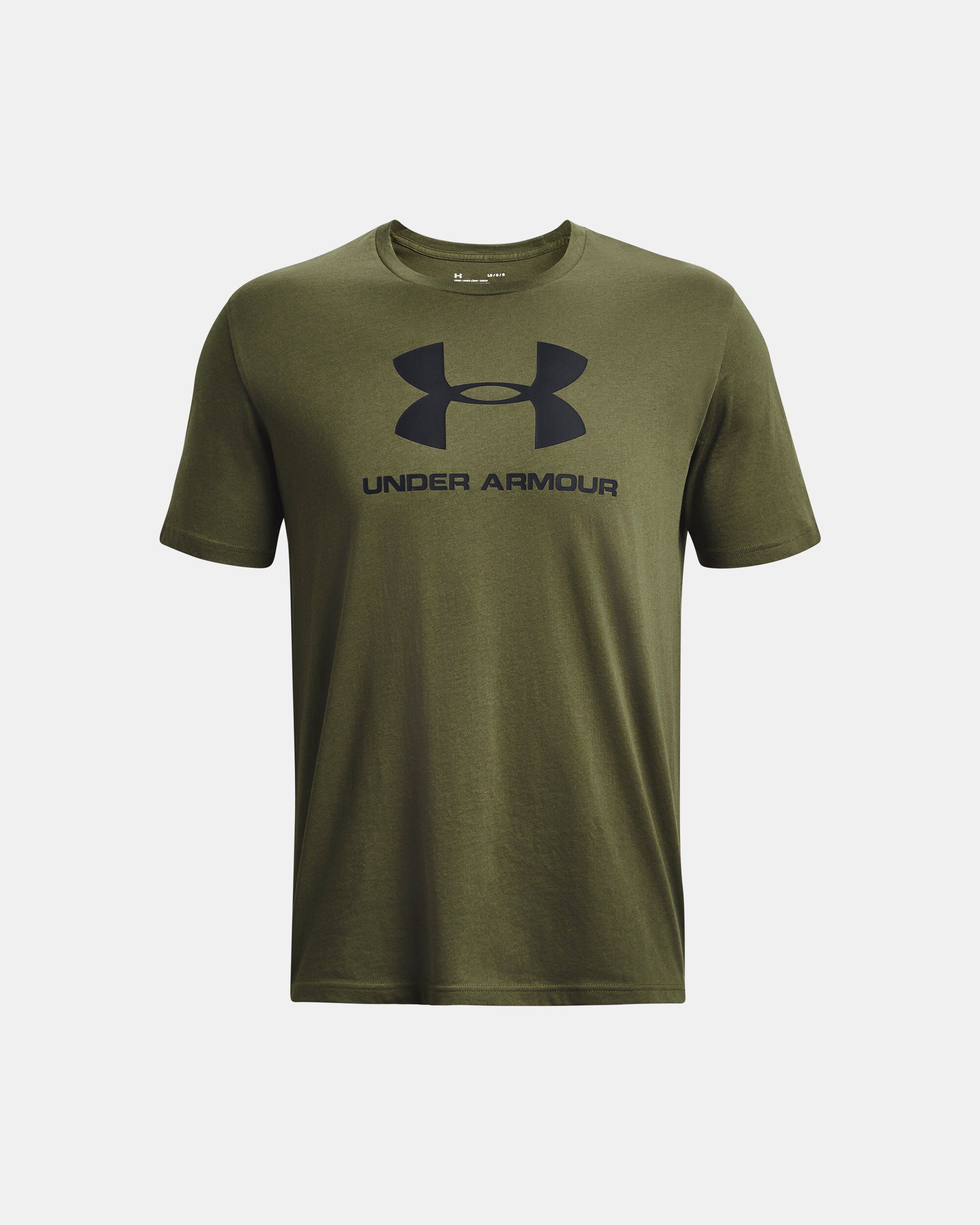 Buy Men s UA Sportstyle Logo Short Sleeve Green in Dubai UAE Under Armour