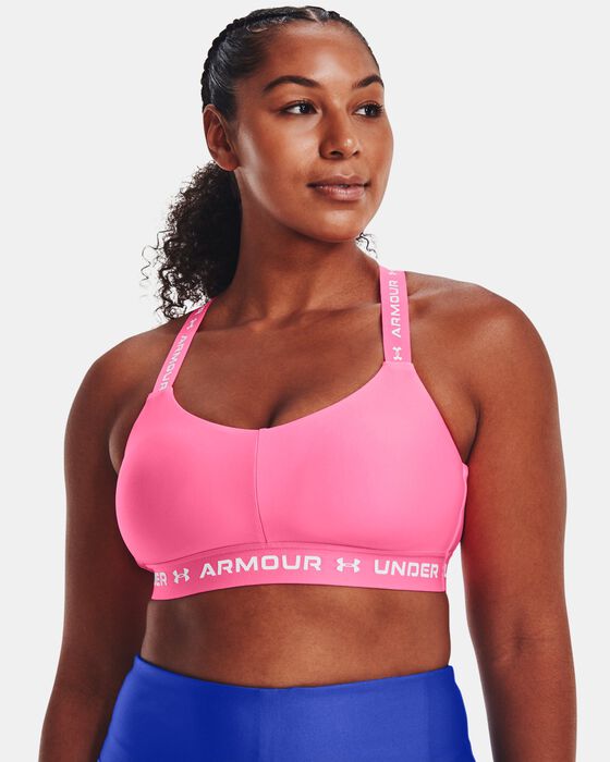 Women's UA Crossback Low Sports Bra image number 3