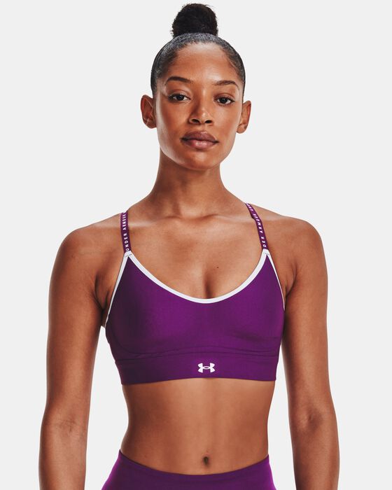 Women's UA Infinity Low Covered Sports Bra image number 0