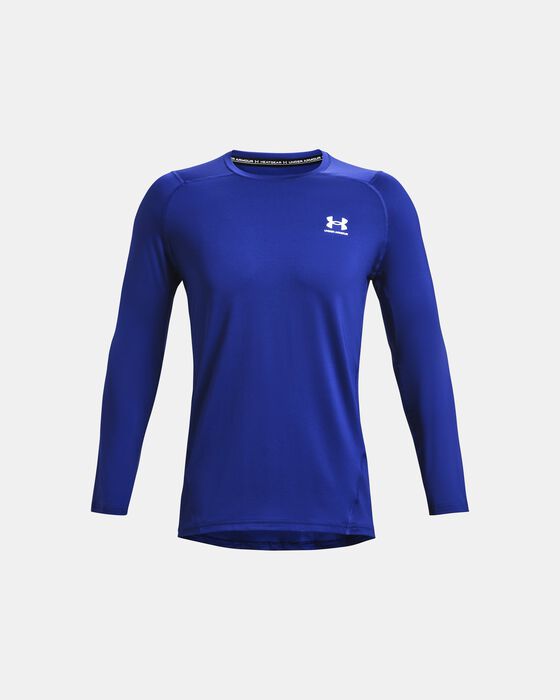 Men's HeatGear® Armour Fitted Long Sleeve image number 4