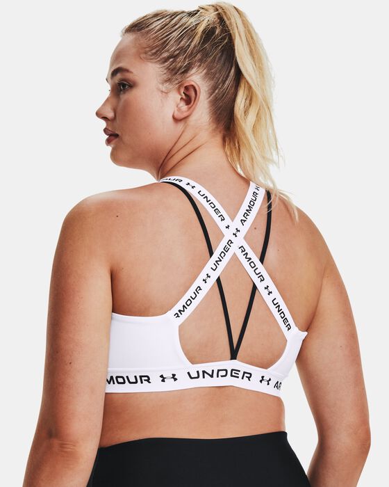 Women's UA Crossback Low Sports Bra image number 7