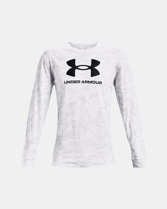 Men's UA ABC Camo Long Sleeve image number 4