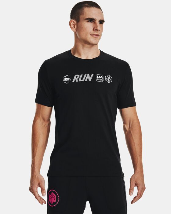 Buy Men's UA Run Anywhere Short Sleeve Black in Dubai, UAE Under Armour