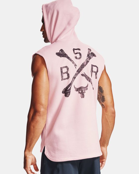 Project rock charged cotton sleeveless hoodie