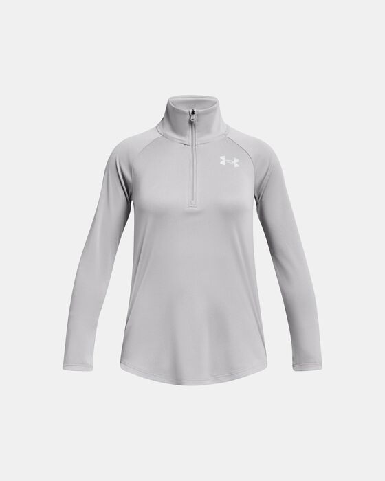 Girls' UA Tech™ Graphic ½ Zip image number 0