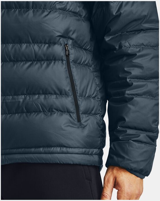 Buy Men's UA Armour Down Hooded Jacket Blue in Dubai, UAE Under Armour