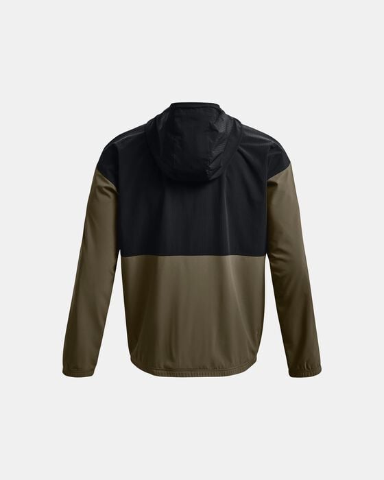 Men's UA RUSH™ Woven Hooded Popover Men's UA RUSH™ Woven Hooded Popover image number 10