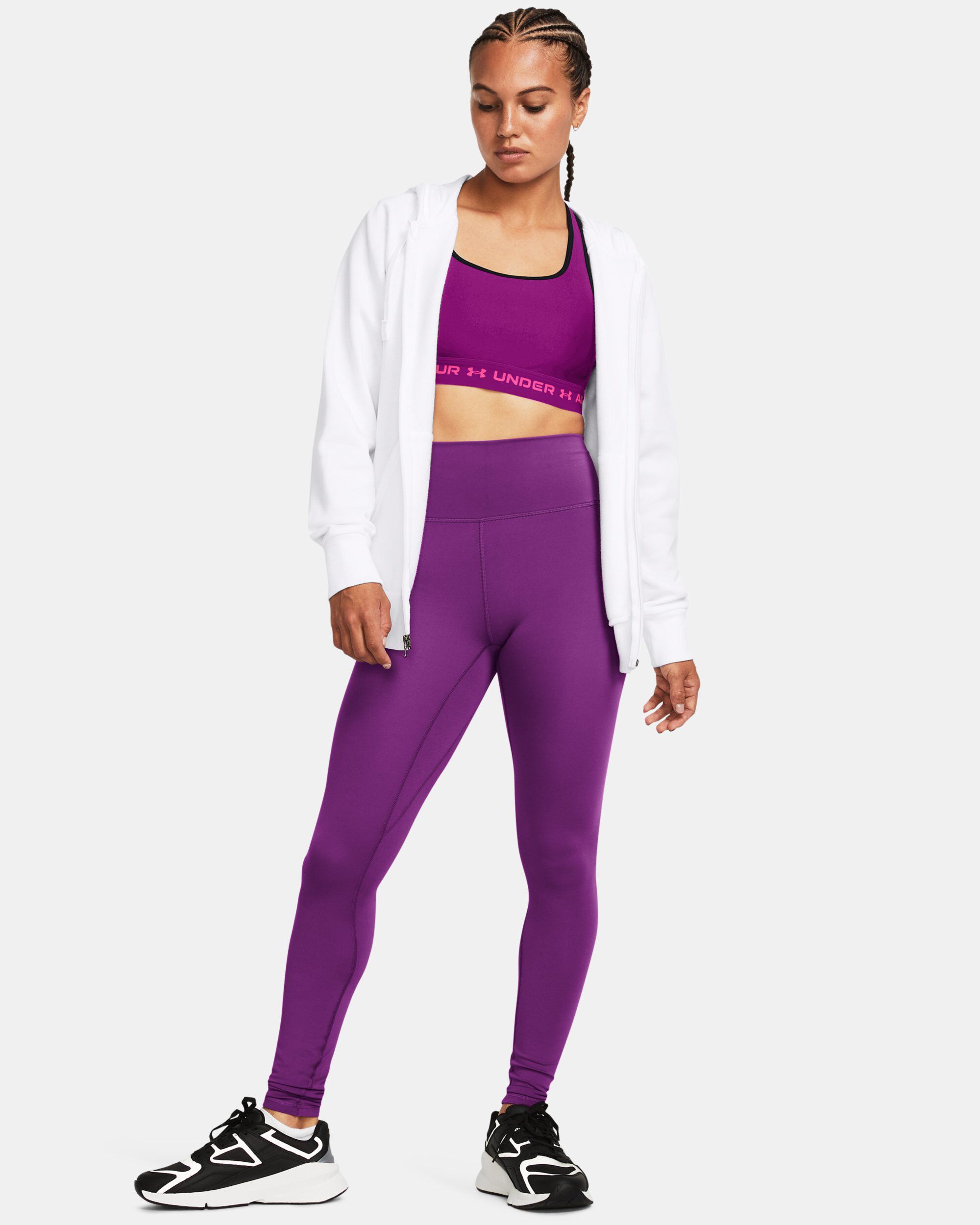 Purple under armour leggings store