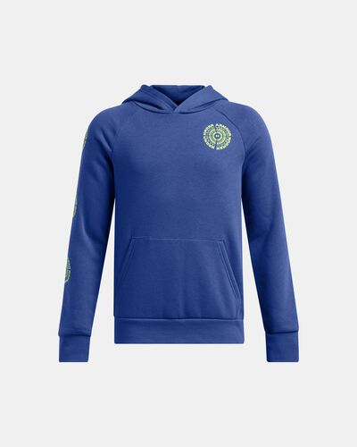 Boys' UA Rival Fleece Spiral Logo Hoodie