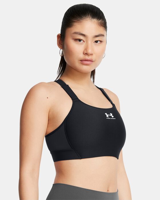Women's HeatGear® Armour High Sports Bra image number 2