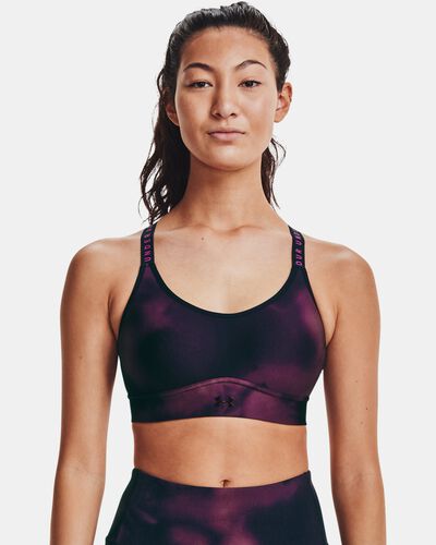 Women's UA Infinity Mid Printed Sports Bra